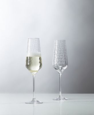 Swirl Flute Glass, Set of 2