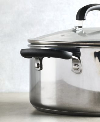 Brilliance Stainless Steel 5-Qt. Dutch Oven with Lid