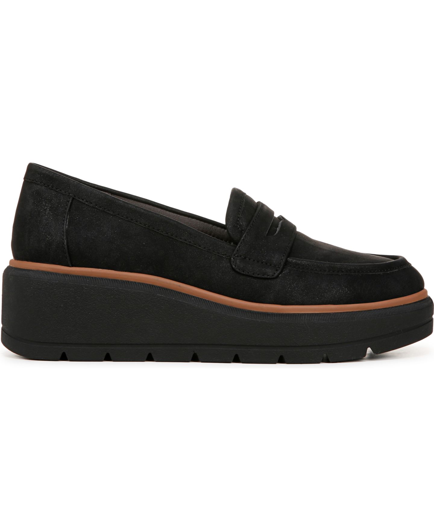 Женские туфли Dr. Scholl's Nice Day Max Platform Lug Sole, цвет: Чёрная искусственная кожа — фото 2
