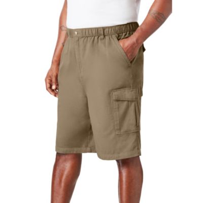 Big & Tall by KingSize Renegade 9" Full Elastic Waist Cargo Shorts