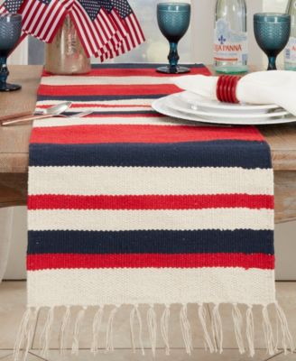 American Dream Stripe Table Runner, 16"x72"