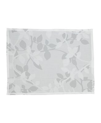 Sheer Elegance Burnout Voile Vine Design Placemat Set of 4, 13"x19"