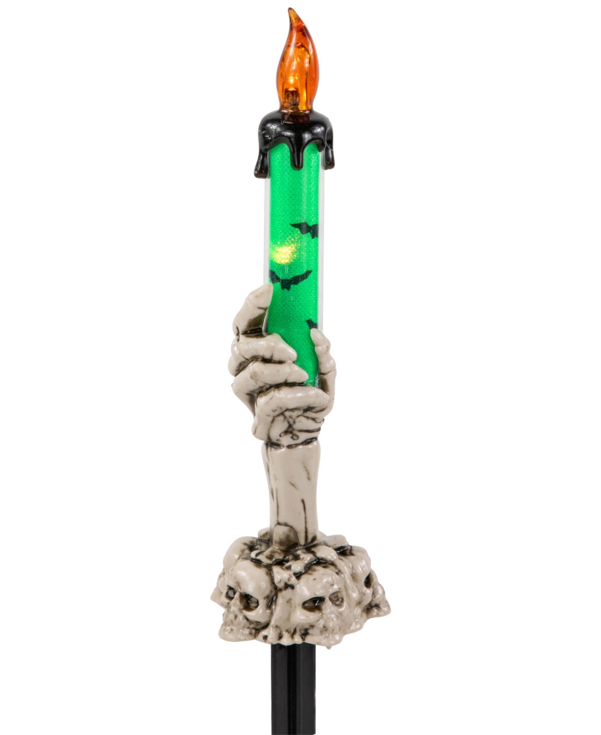 Northlight Led Lighted Skeleton Candle Halloween Decorations In Multi