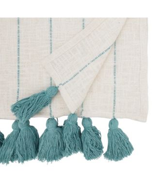 Tassel Fantasy Stripe Table Runner, 16"x72"