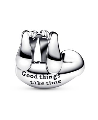 Sterling Silver Hanging Sloth Charm