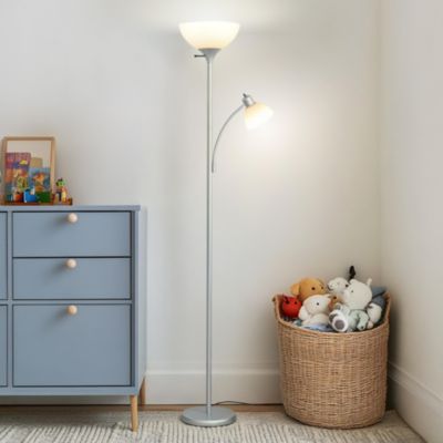 Sky Dome Plus 72" LED Torchiere Floor Lamp with 1 Reading Arm