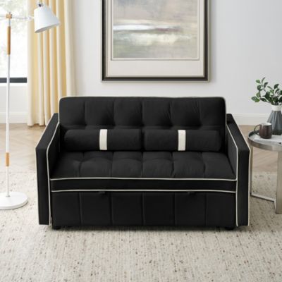 Streamdale 55" Pull-Out Sofa Bed with Side Pockets