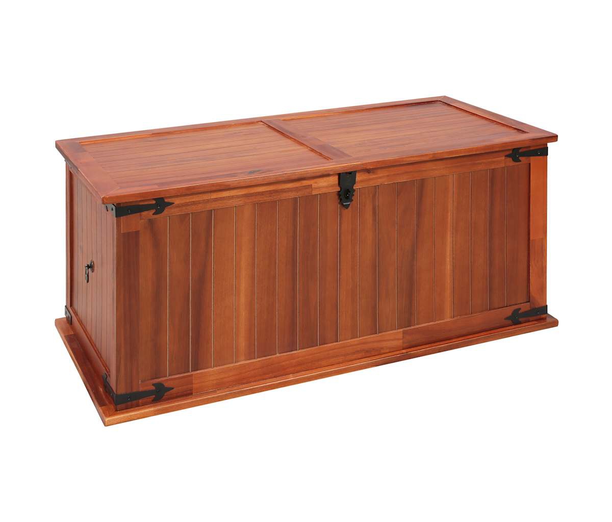 Storage Chest 31.1"x13.4"x12.6" Solid Acacia Wood - Brown
