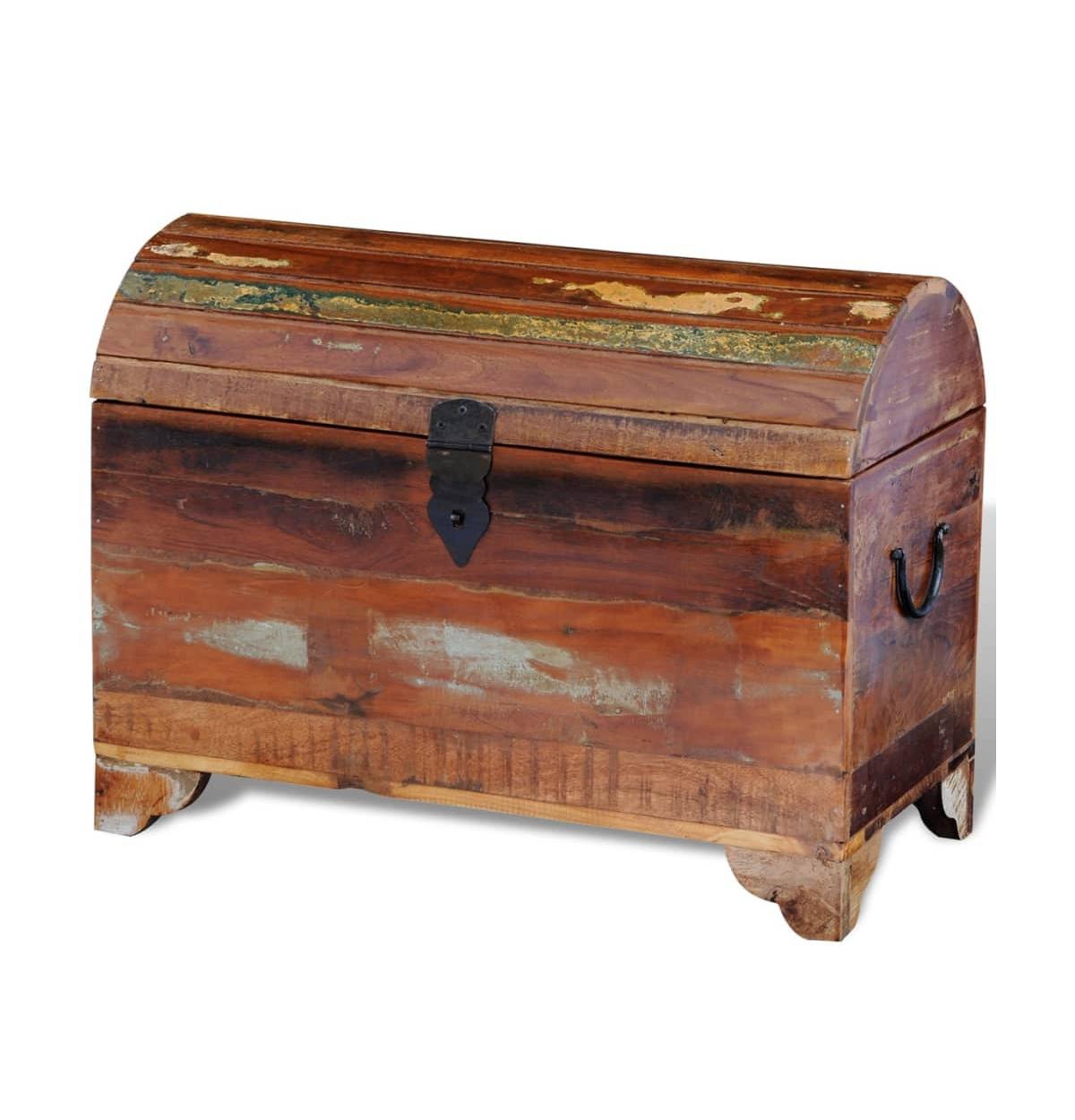 Reclaimed Storage Chest Solid Wood - Brown
