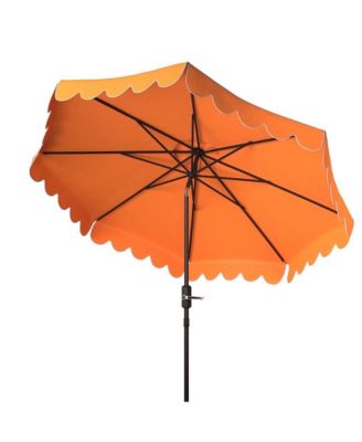 Venice Single Scallop 9Ft Crank Outdoor Push Button Tilt Umbrella