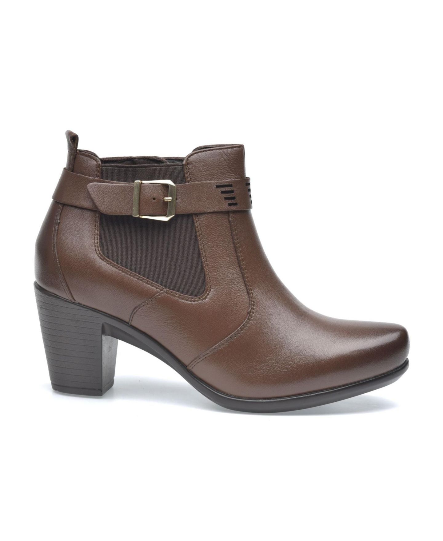 Женские ботинки PAZSTOR Premium Comfort Lambskin Leather Boots Britany, цвет: Коричневый — фото 2