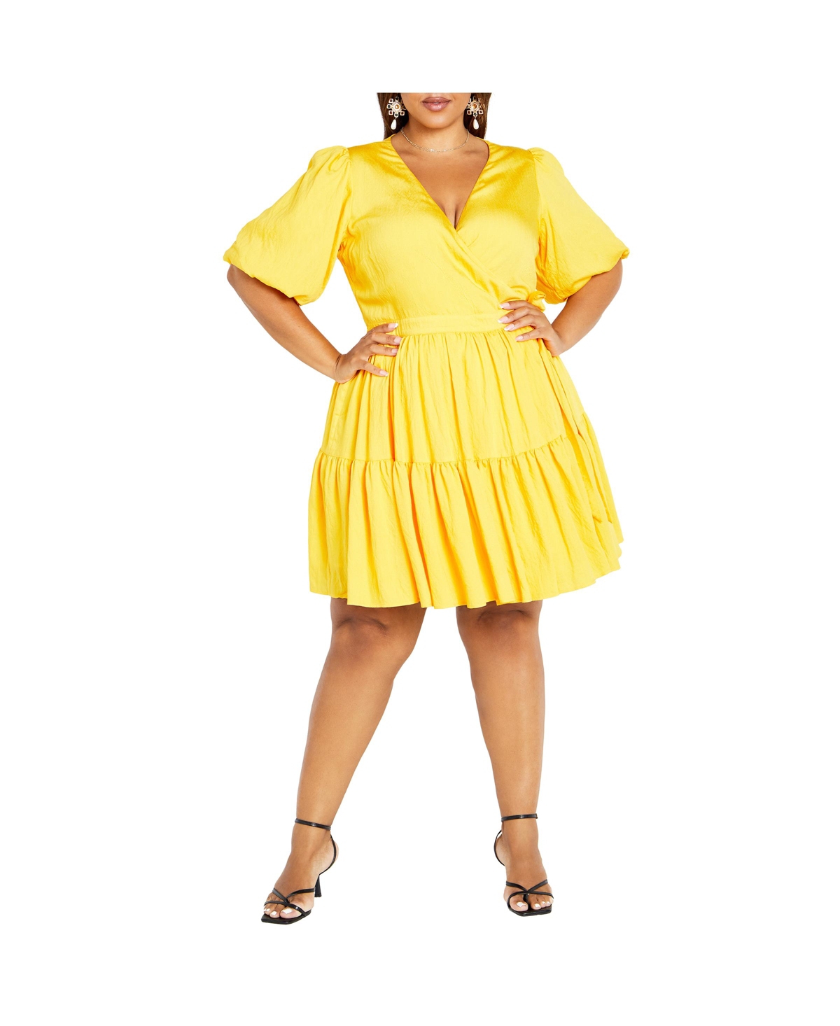 Plus Size Nikola Dress - Sunshine