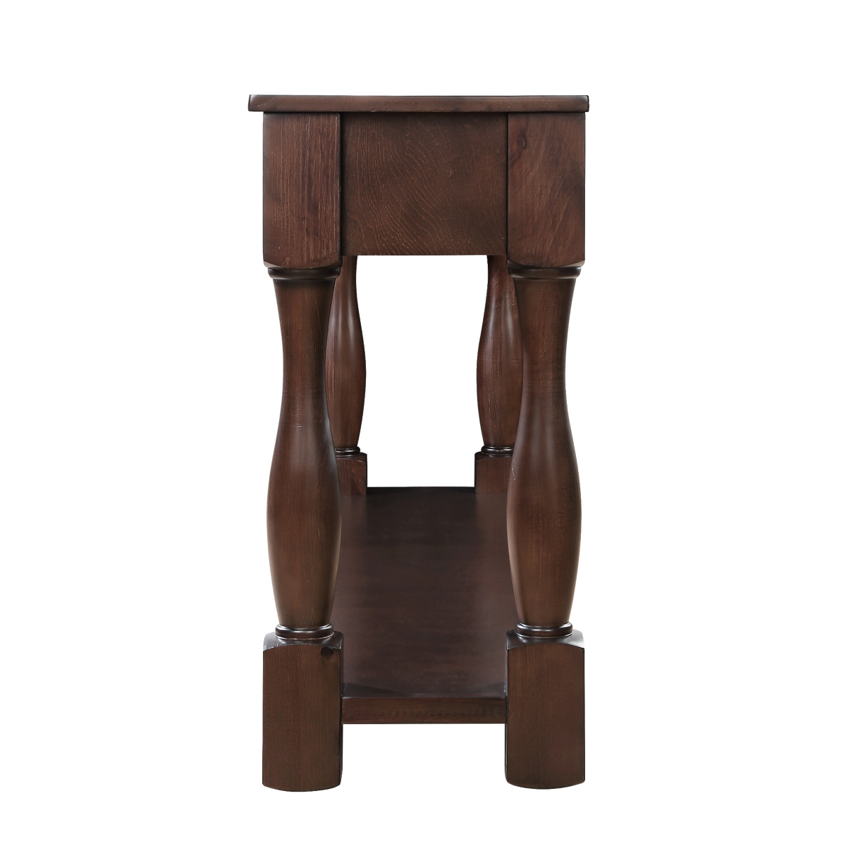 Streamdale 63" Wood Console Table with Drawers & Shelf, Easy Assembly