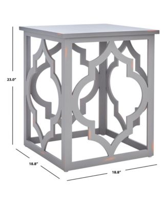 Milo Trellis Gold Leaf End Table