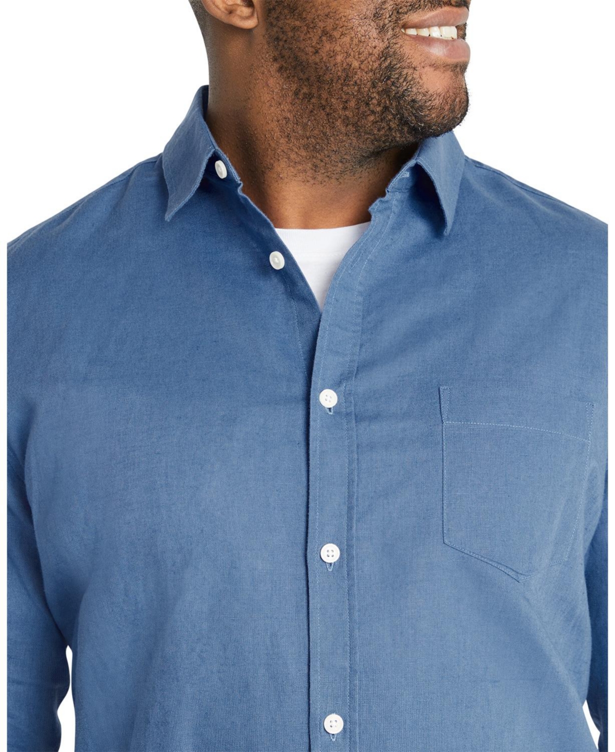 Johnny Bigg Big & Tall Anders Linen Shirt
