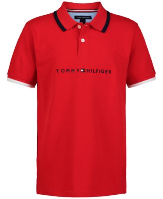 Tommy Hilfiger - Toddler Boys Tomas Embroidered Logo Polo Shirt