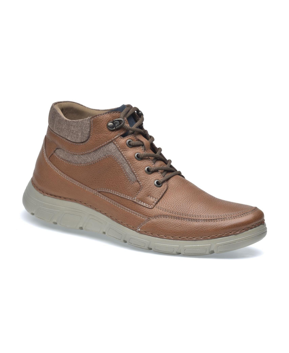 Men's Premium Comfort Leather Low Ankle Boots Rock - Black