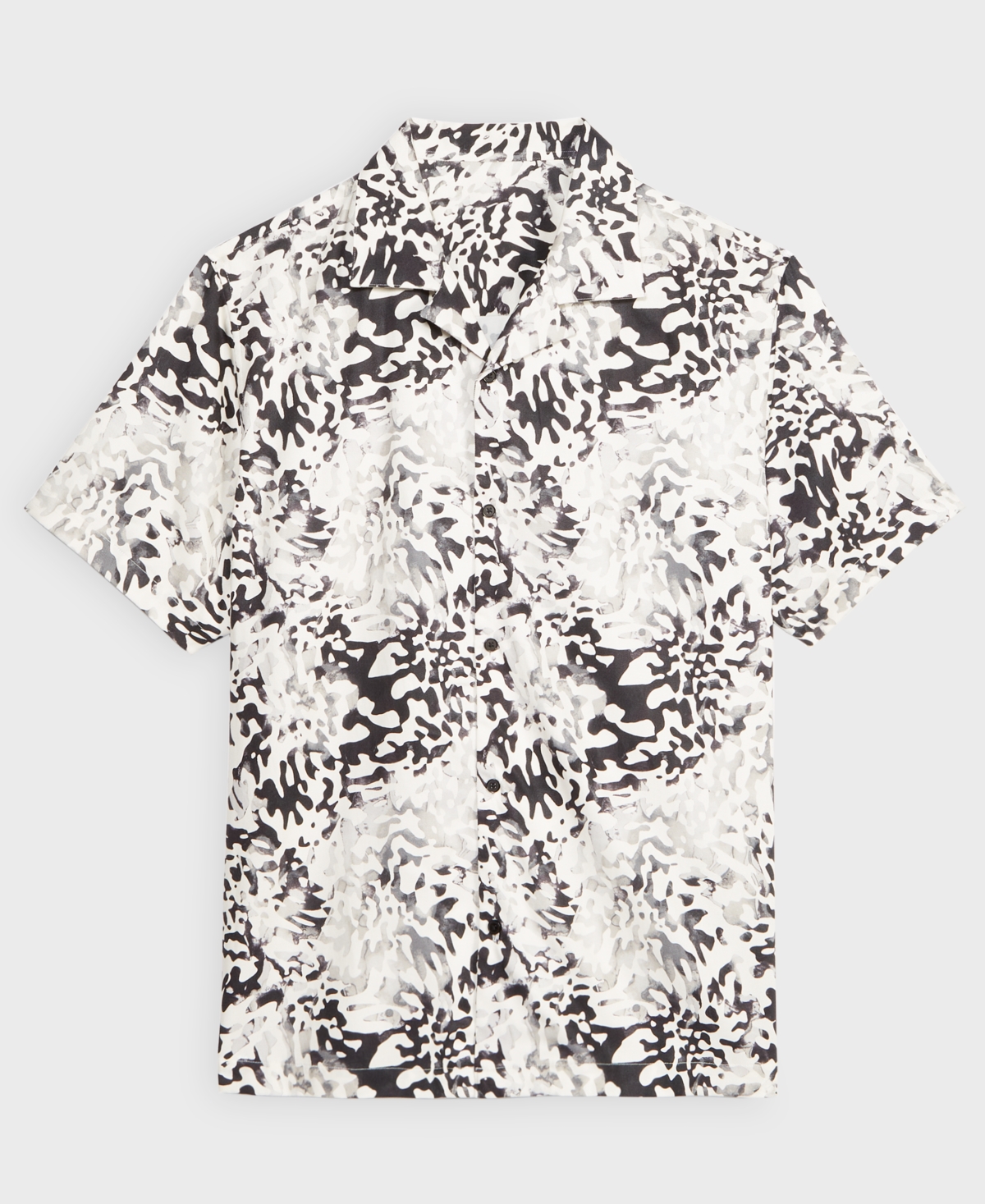 Mode of One Men's Relaxed-Fit Printed Button-Down Camp Shirt, Created for Macy's