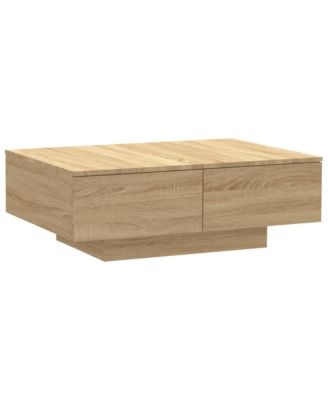 Coffee Table Sonoma Oak 35.4"x23.6"x12.2" Engineered Wood
