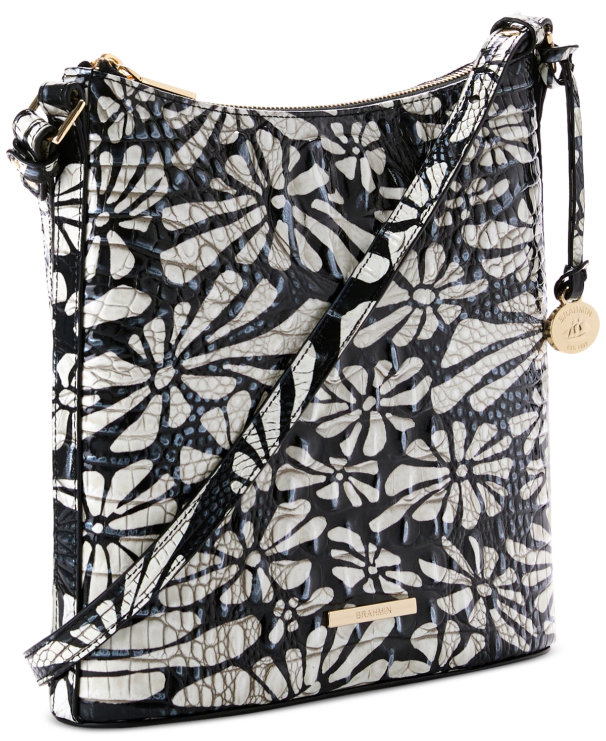 Brahmin Katie Melbourne Embossed Leather Crossbody