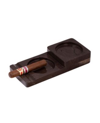 Genuine Marble Cigar Ashtray and Coaster