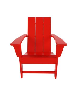 Modern Outdoor Folding Adirondack Chair (Set of 2)