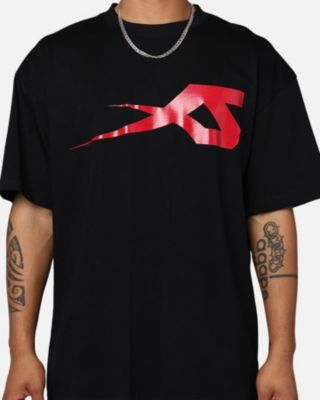 Men's Ssix Drop Shoulder T-Shirt, Black - XLarge