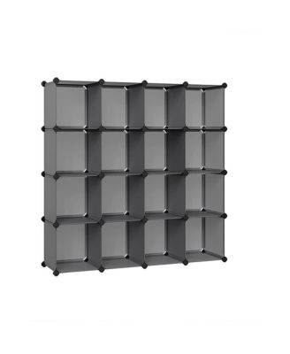 Modular 16-Cube Storage Organizer for Wardrobe, Closet, or Bedroom Use