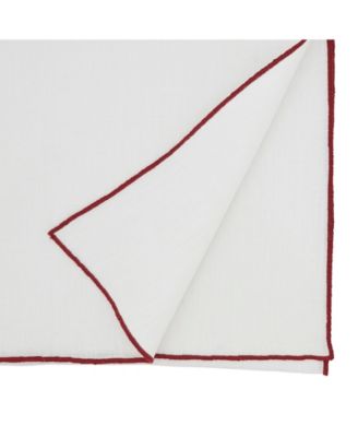 Stonewashed Stitched Edge Table Runner, 16"x72"