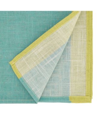 Multicolored Band Table Runner, 16"x72"