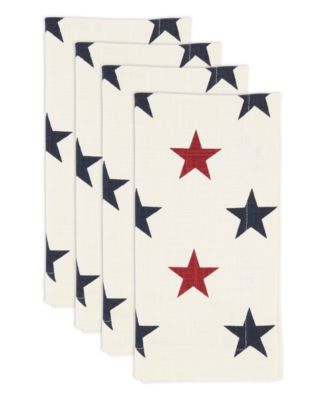 Americana Stars Napkin Set of 4, 20"x20"