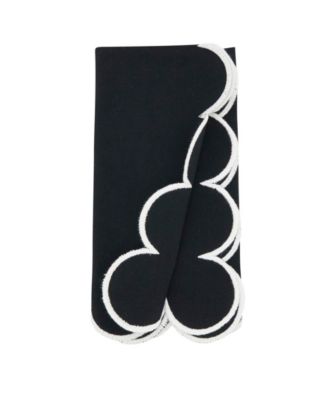 Scalloped Hem Napkin Set of 4,20"x20"