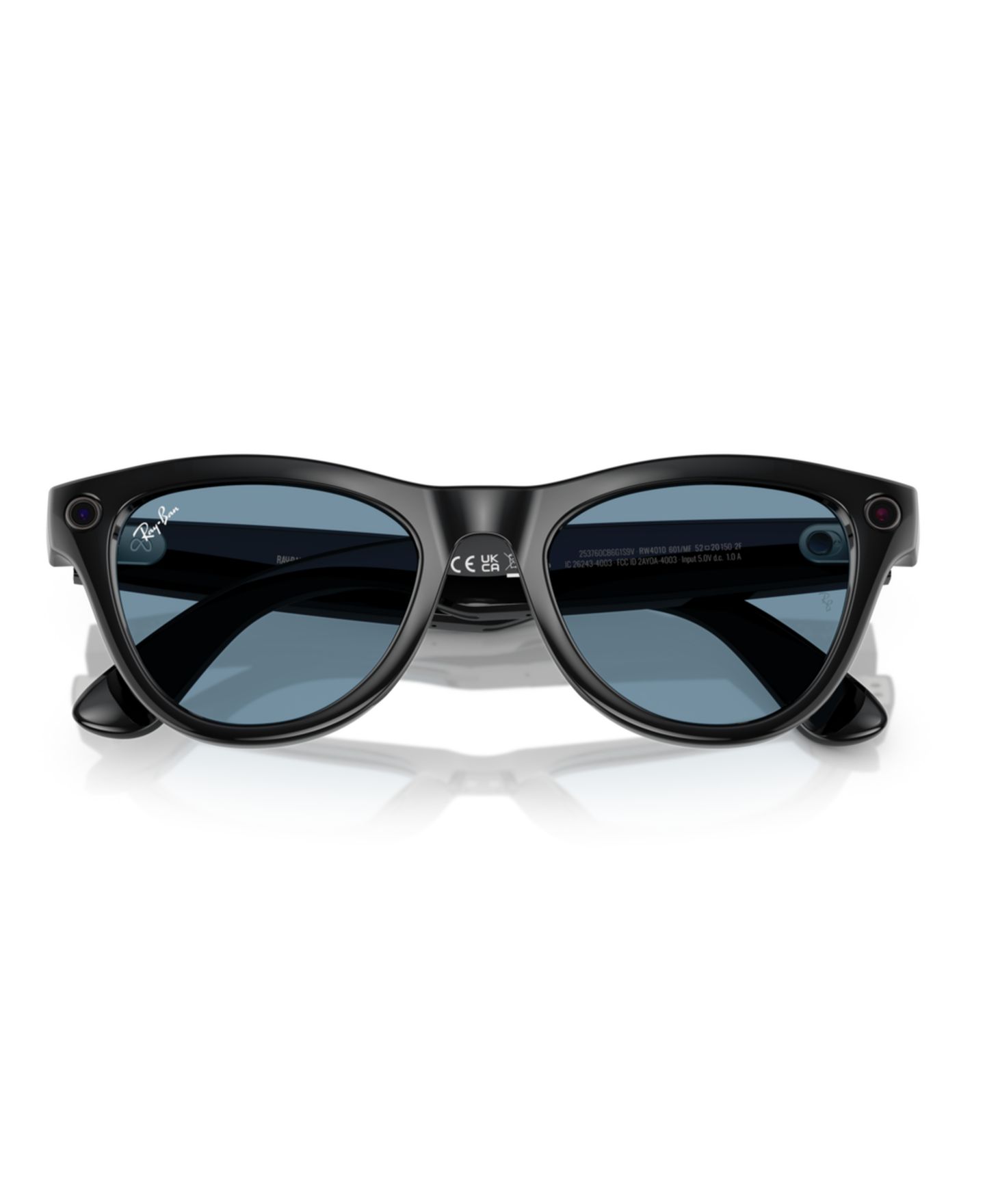Очки Ray-Ban Unisex AI Meta Gen1 Skyler Photocromic Glasses, RW4010, цвет: Чёрный фиолетовый — фото 2