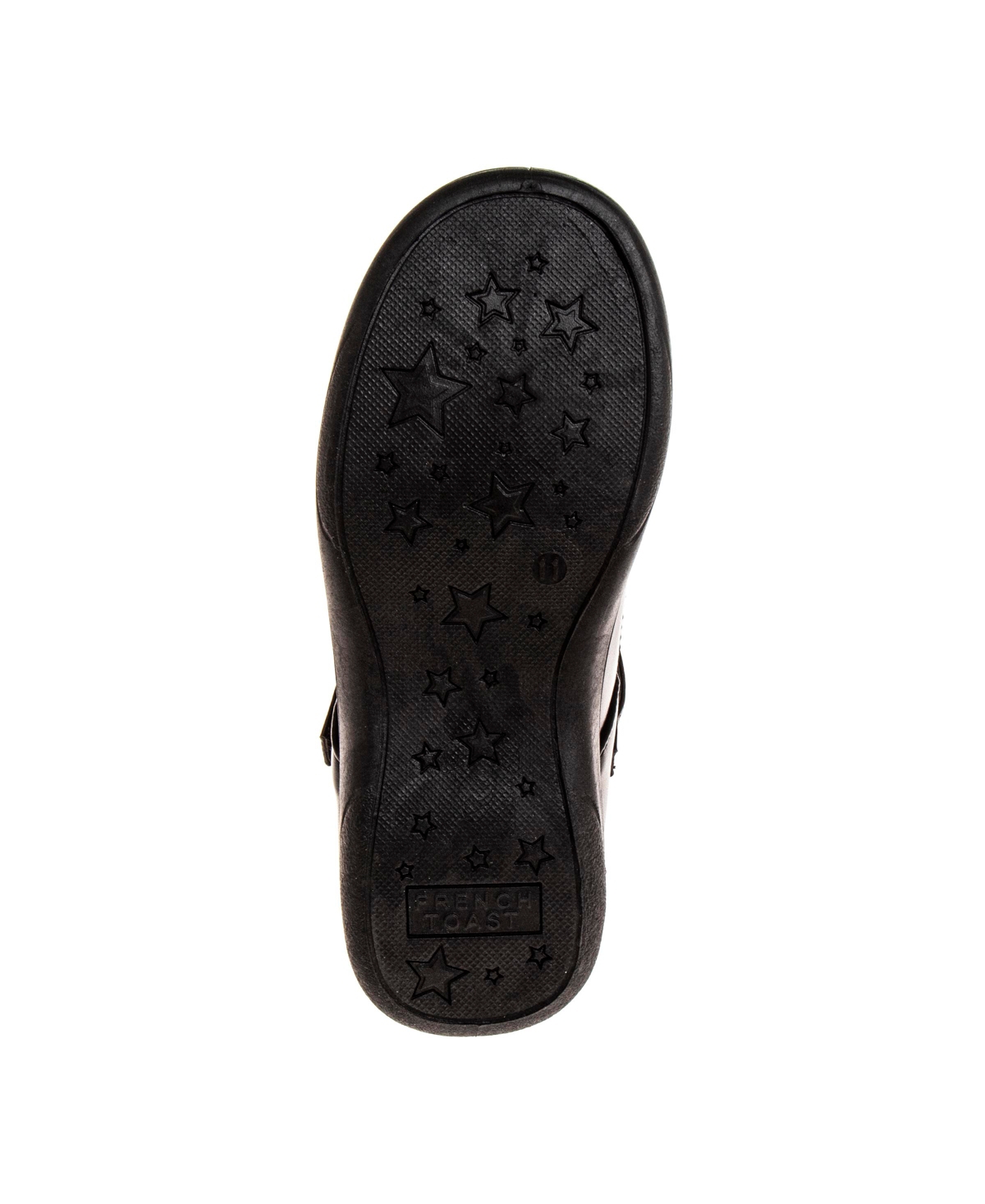 French Toast Little Girls Artificial Leather Construction School Shoes In Black