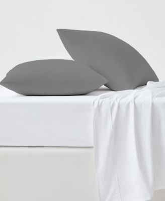 400 Thread Count Cotton Percale Pillowcase Pair, King