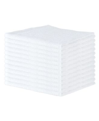 Qwick Wick Cotton Bar Mop Towels, 16"x19", Set of 12