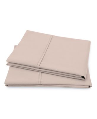 400 Thread Count Wrinkle Resistant Cotton Sateen Pillowcase Pair, King