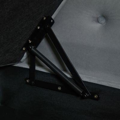 Luxurious Velvet Chaise with Storage and Accents