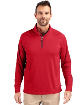 Adapt Eco Knit Stretch Recycled Mens Quarter Zip Pullover Jacket