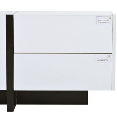 Modern Rectangle TV Stand for TVs Up To 80"