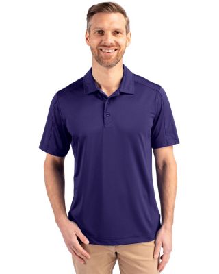 Men's Cutter and Buck Prospect Textured Stretch Recycled Short Sleeve Polo