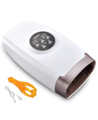 Hand Massager Air Compression Vibration Palm Wrist Heat 6 Modes & Intensities