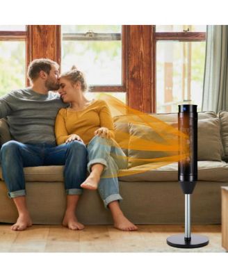 1500W Portable Pedestal Heater withTimer Remote Control