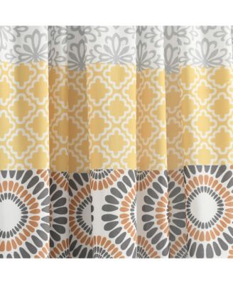 Bohemian Stripe Window Curtain Panels
