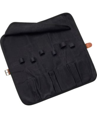 BBQ Chef’s Black Waxed Canvas Tool Storage Wrap