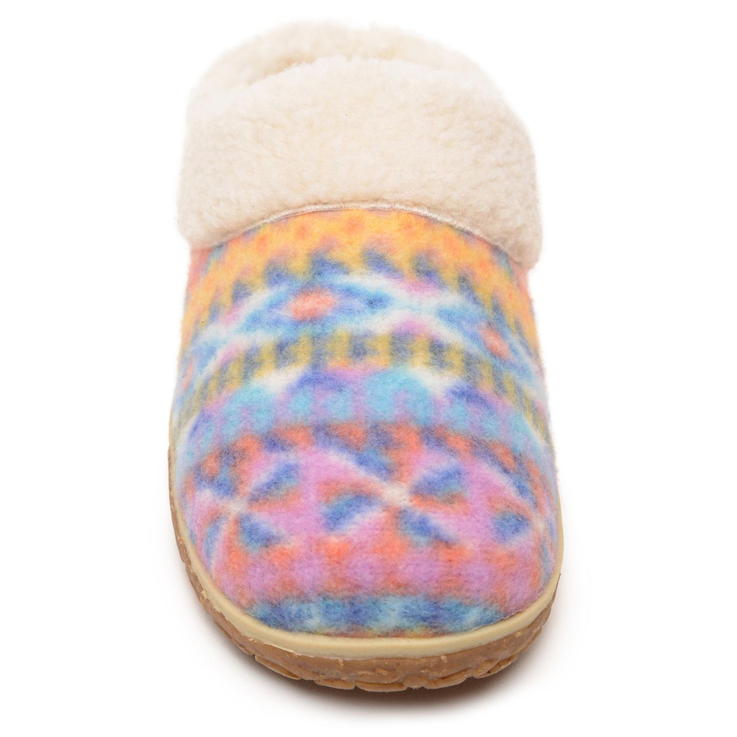 Женские тапочки Minnetonka Eco Spruce Slippers, цвет: Оранжевый закатный — фото 4