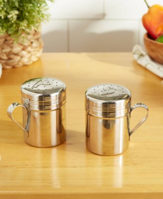 Endurance Stainless Steel 2 Piece 10 ounce Stovetop Salt Pepper