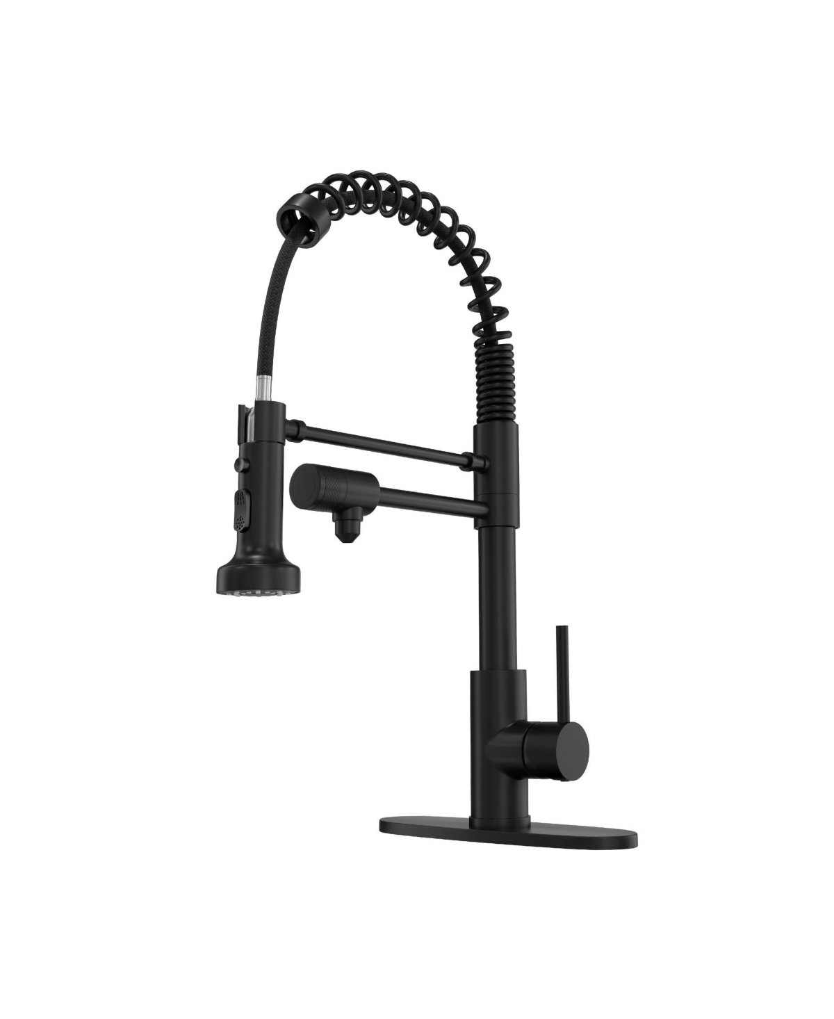 Mondawe Faucet with Water Purification Spout Single Handle Pre-rinse Kitchen Faucet with Pull Down Sprayer