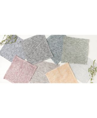 Cotton Kitchen Collection Absorbent Tonal Waffle, Navy, Dishcloth Set, 12x12", 6 Piece