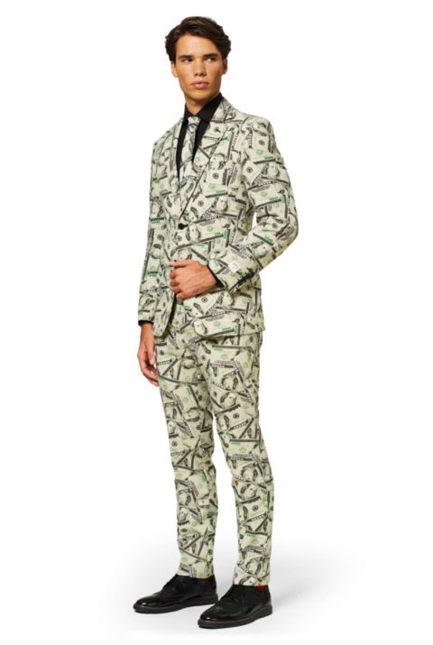 Мужские брюки OppoSuits Party Funny Crazy Prom Suit Costume - Testival - Comes With Includes Blazer, Pants and Tie, цвет: Разноцветный